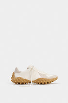 Aria White Leather