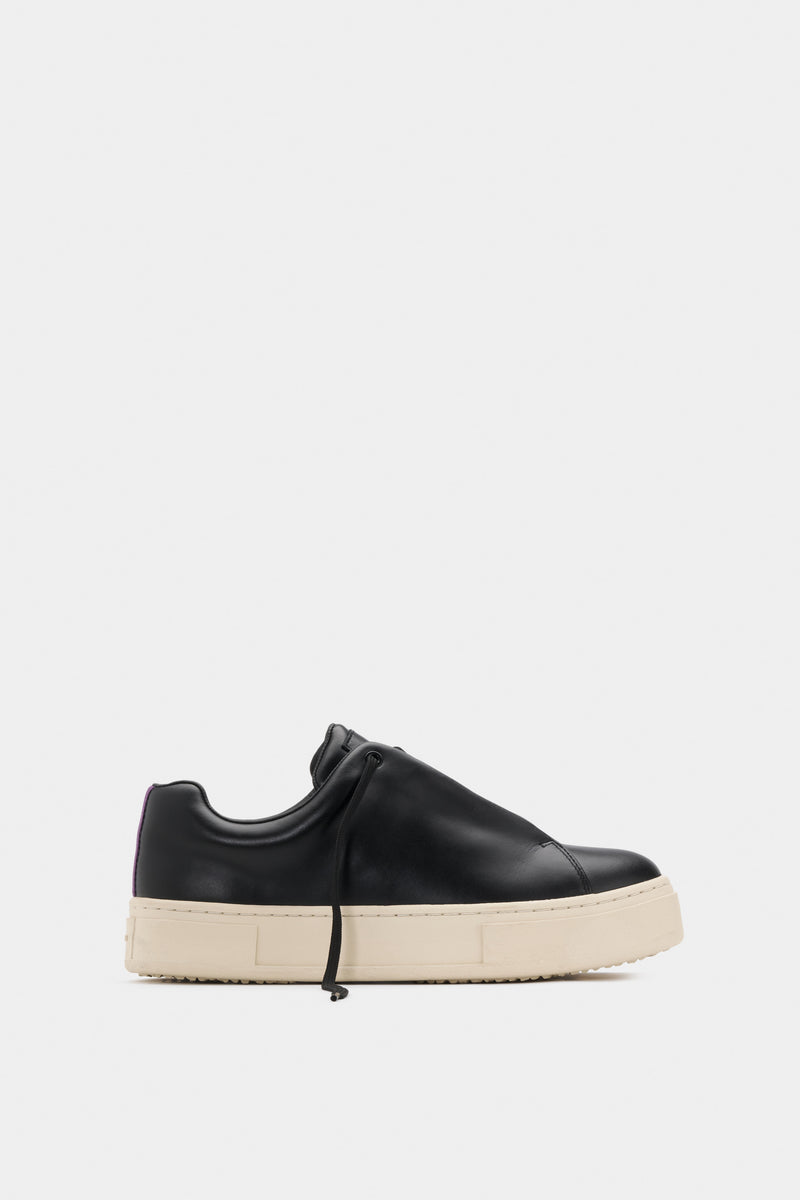 Doja Lace-Up Black Leather